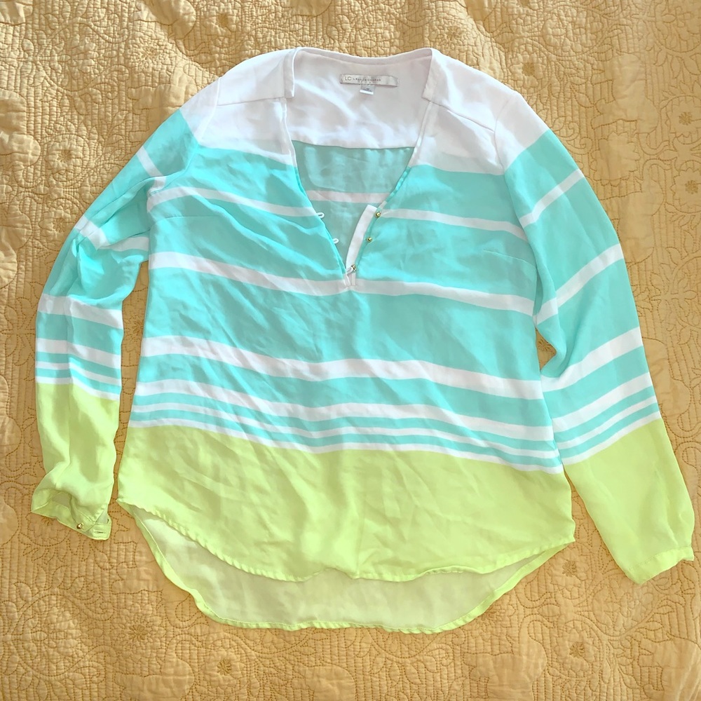 Lauren Conrad stripped blouse